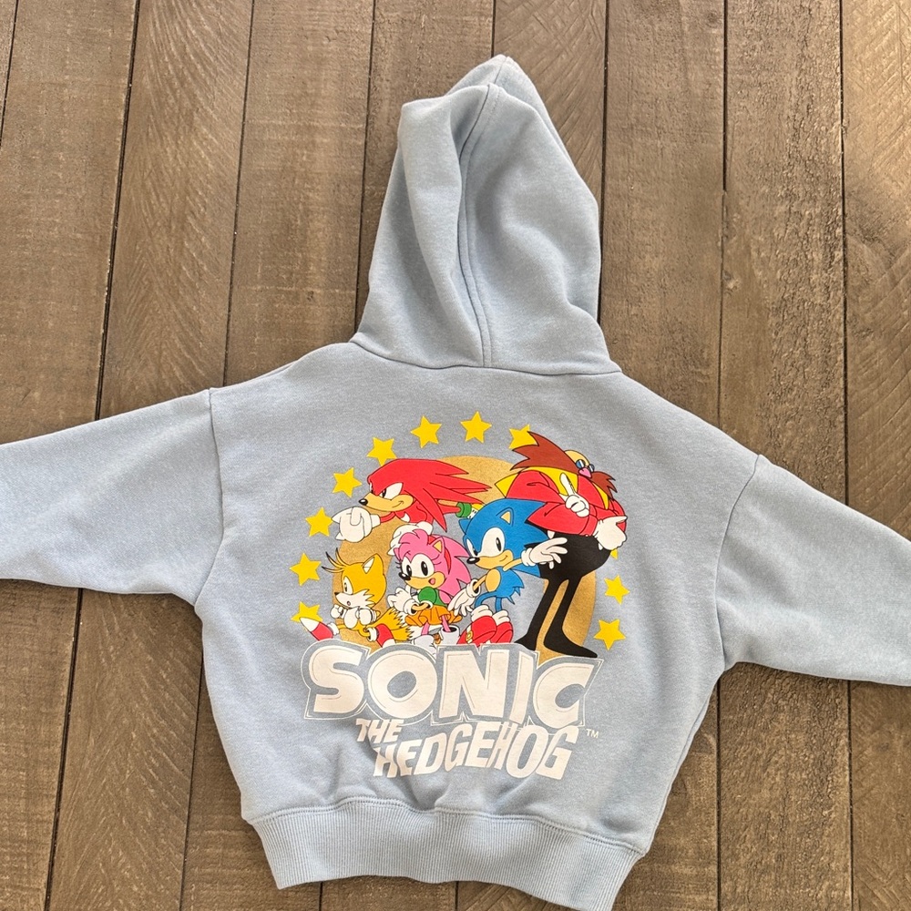 (2 for $10) Sonic the Hedgehog Toddler Blue Hoodie